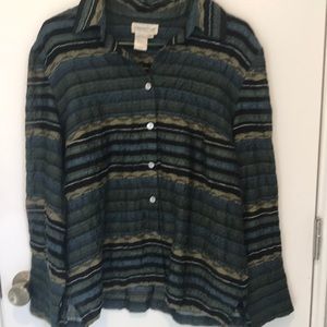 Cold water Creek Button Down Top